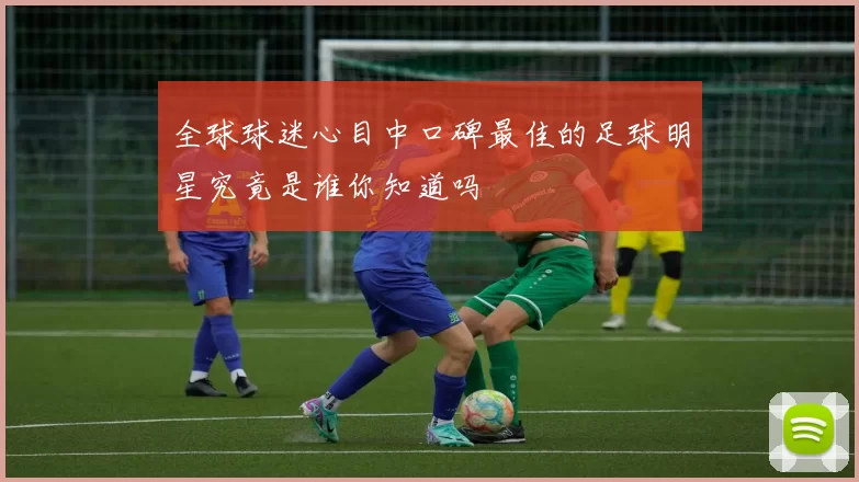 全球球迷心目中口碑最佳的足球明星究竟是谁你知道吗