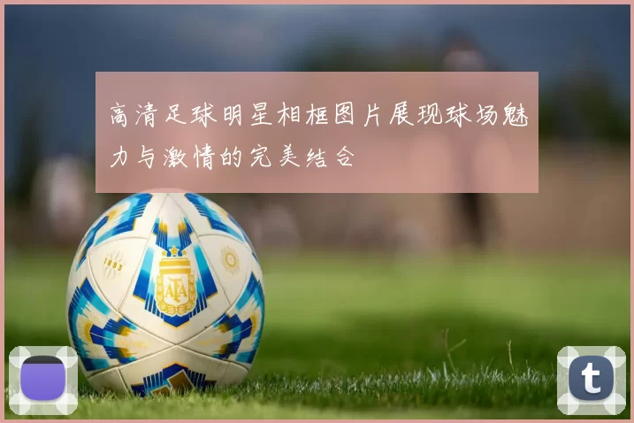 高清足球明星相框图片展现球场魅力与激情的完美结合